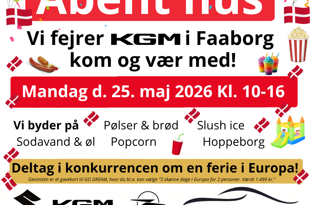 Kom til Åbent Hus 25. juni 2026